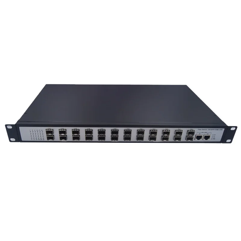 Gigabit 24Port Fiber optical SFP 2 Ethernet Switch enterprise switches