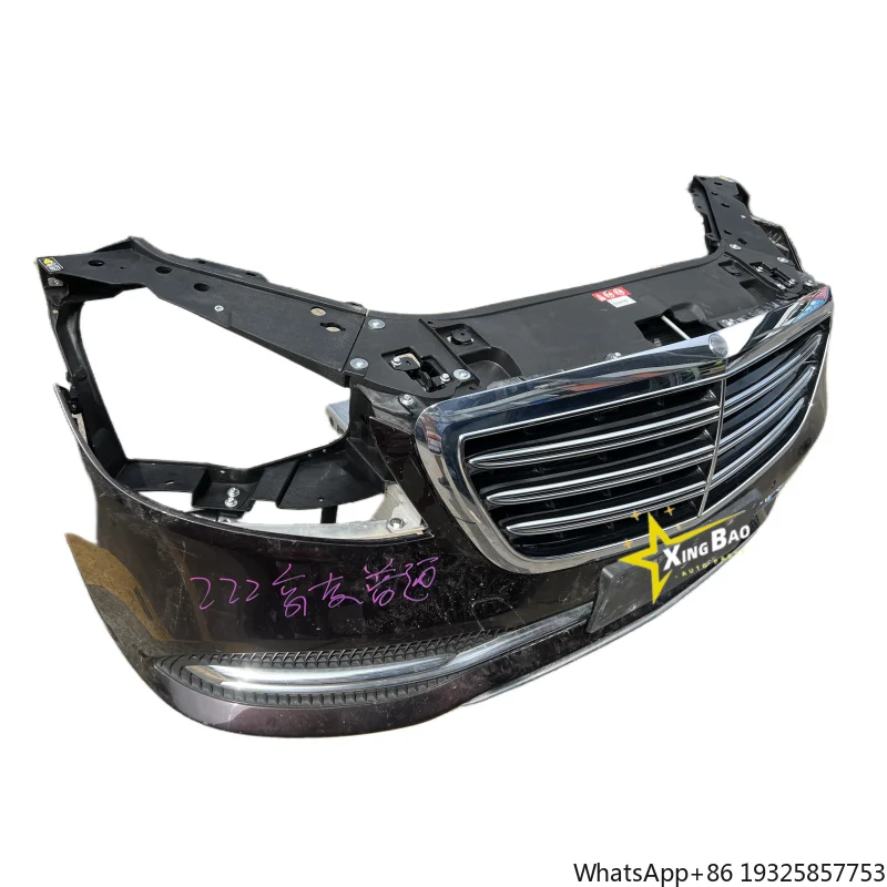For Mercedes-S Class 220 221 222 223 Front Car Bumper Plate LED Headlight for Assembly Exterior Accessories Body Kit
