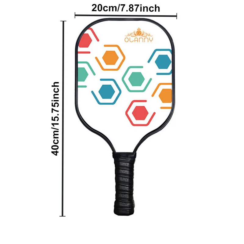 Pickleball Paddle Brand Good Quality Pickle Ball Single Paddle Super Light and Elastic Racket Ball Competition Court Portable