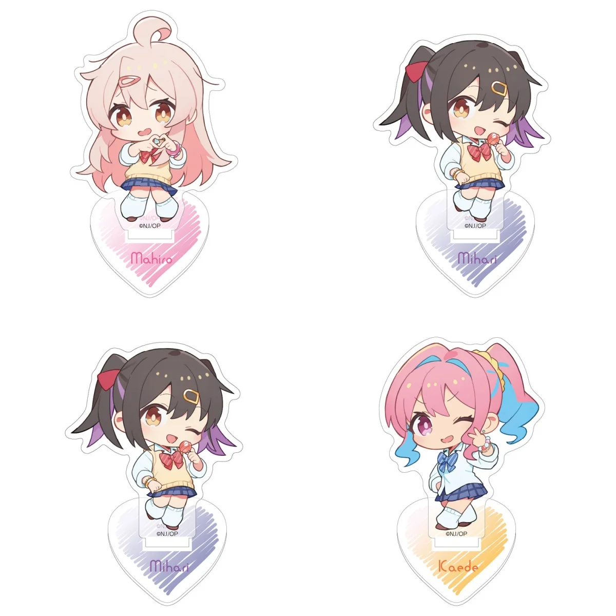 10cm Anime mi hermana pequeña no puede ser esta linda Delicos guardería figura de acción con soporte acrílico figura de dibujos animados de PVC decoración de escritorio regalo