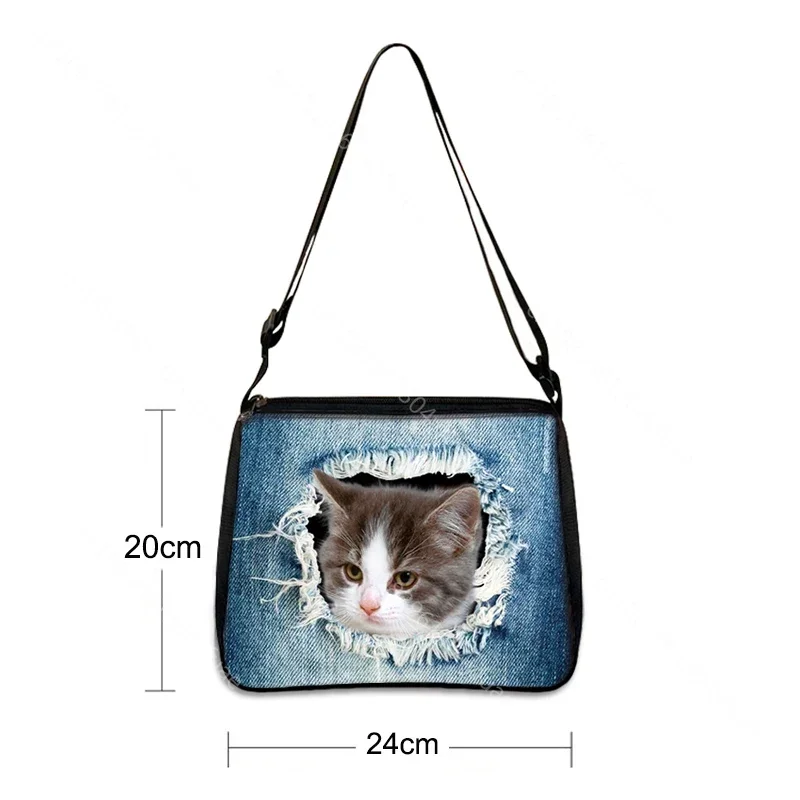 Рисунок 3 - Милая ковбойская сумка на плечо с принтом собаки/кошки