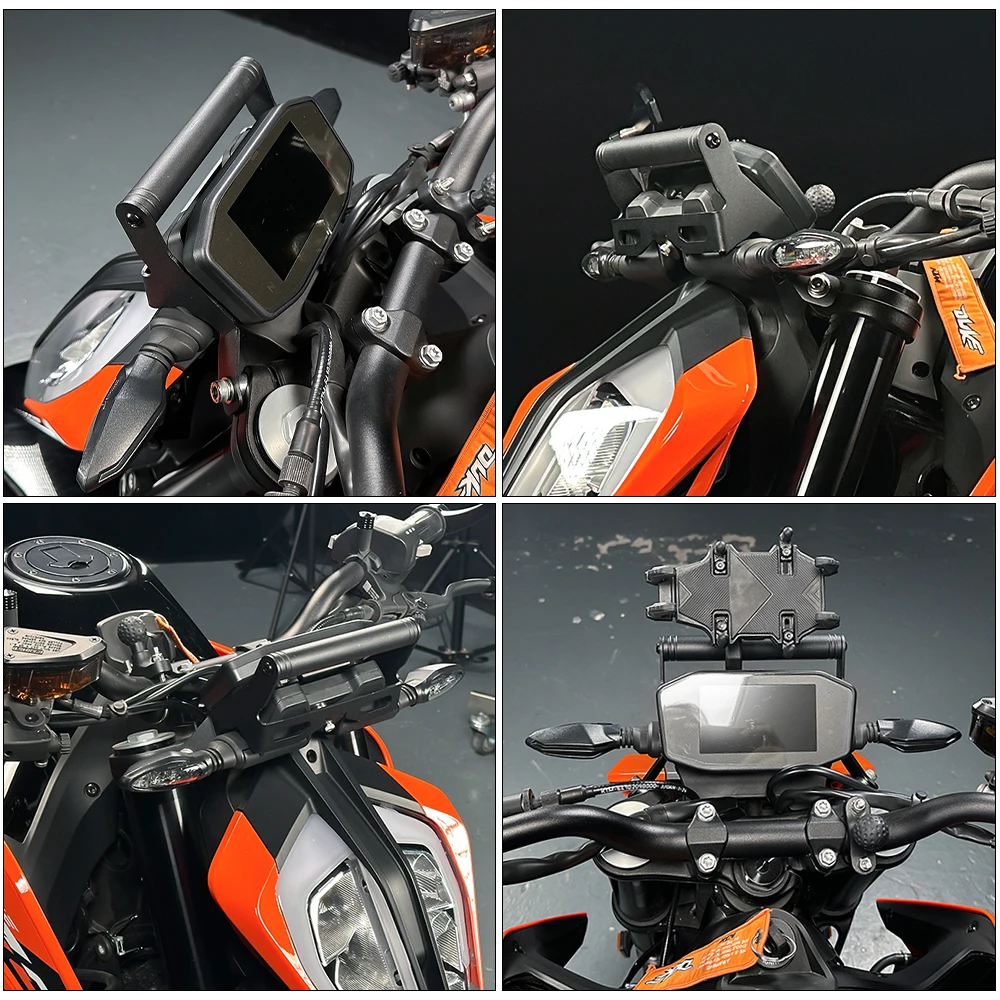 

For 790 Duke/L 2018-2024 Motorcycle Handlebar Extension GPS Navigation Bracket Phone Stand Holder Support 22mm Bar 790Duke 2023