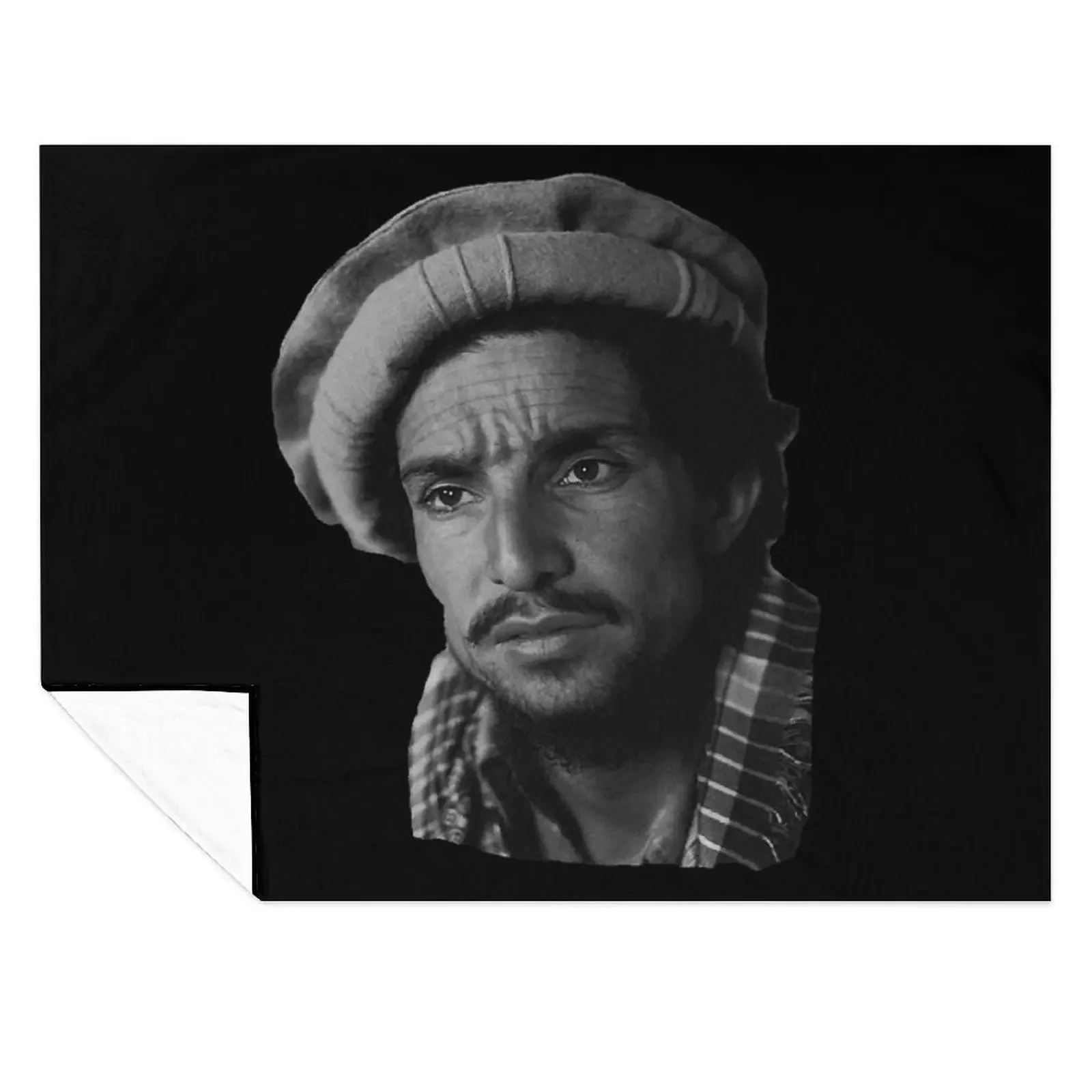 

Ahmad Shah Massoud Throw Blanket for winter funny gift Retros Luxury Throw Blankets