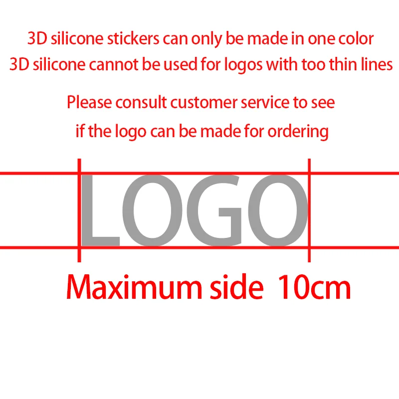 10 Stück Individualisierte Marken-3D-Silikon-Einfarbige HTV-Wärmeübertragungsdruckaufkleber, Erhöhtes Personalisiertes Logo, Kleidungsetikett, T-Shirt-Aufkleber