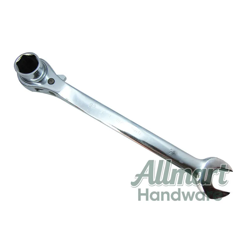 19 * 22 opening three-way ratchet wrench can be used for forward and reverse installation and fastening of buildings