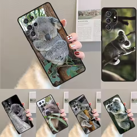 Koala phone case Cover For Samsung Galaxy S24 Ultra S21 S22 Ultra S8 S9 S10E Note 10 Plus Note 20 FE S23