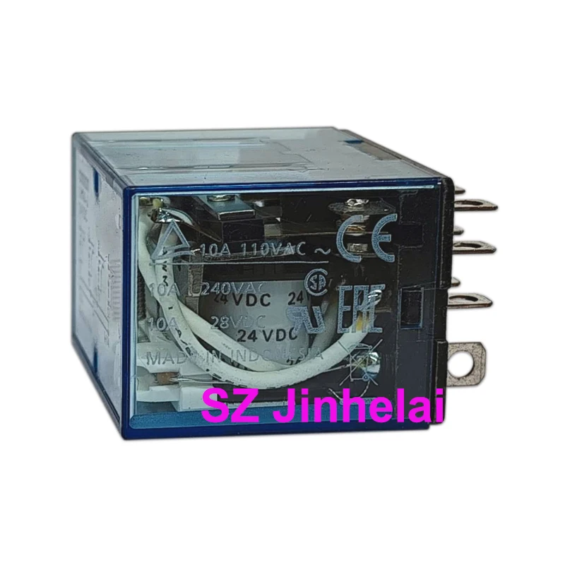 5pcs OMRON LY4N-J 24VDC 12VDC 110VDC 220VAC 24VAC 110VAC Authentic Original 14Pin Relay LY4NJ 10A 4NO 4NC