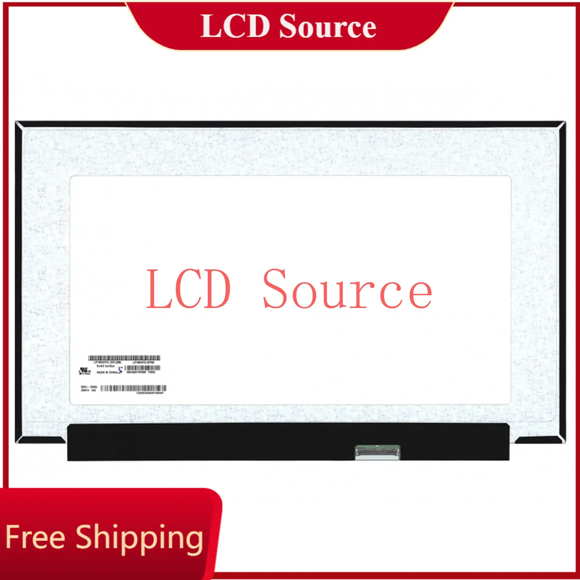 

LP156WFD SPM9 IPS FHD 1920x1080 40PINS EDP 45% NTSC 250 cd/m² 60HZ With 15.6 inch Touch LCD Screen