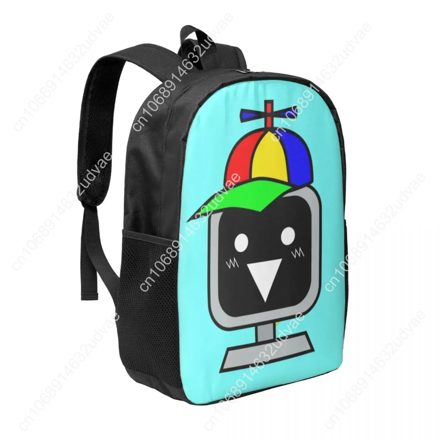 Custom Sprunki Happy Mr Fun Computer Head Fashion Kids Backpack Women Men Teenagers Schoolbags Travel Laptop Backpack