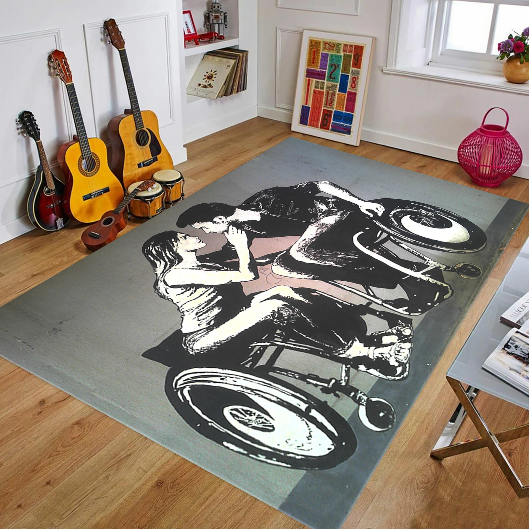 Graffiti Wall Art Rug For Living Room, Fan , Area Rugs, Popular Carpet, Personalized Gift, themed Rug, Home Decor,Rug