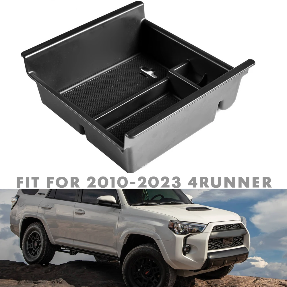 Car Armrest Storage Box For Toyota 4Runner 2010-2023 Center Console Organizer Divider Car Interior Stowing Tidying Accessories