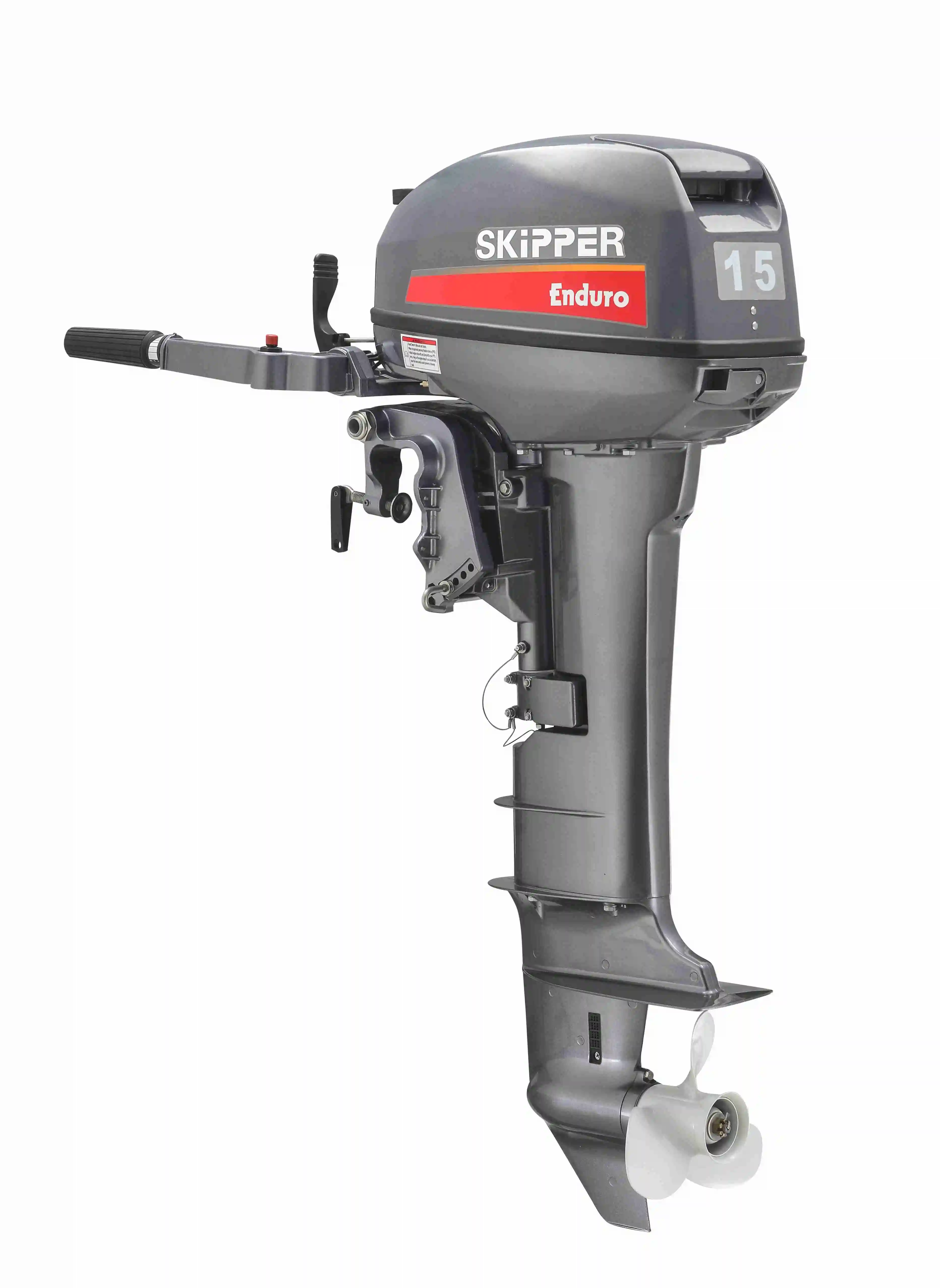 Skipper High Quality Enduro 15hp Outboard Motor 2 Stroke Short Shaft Outboard Boat Engine