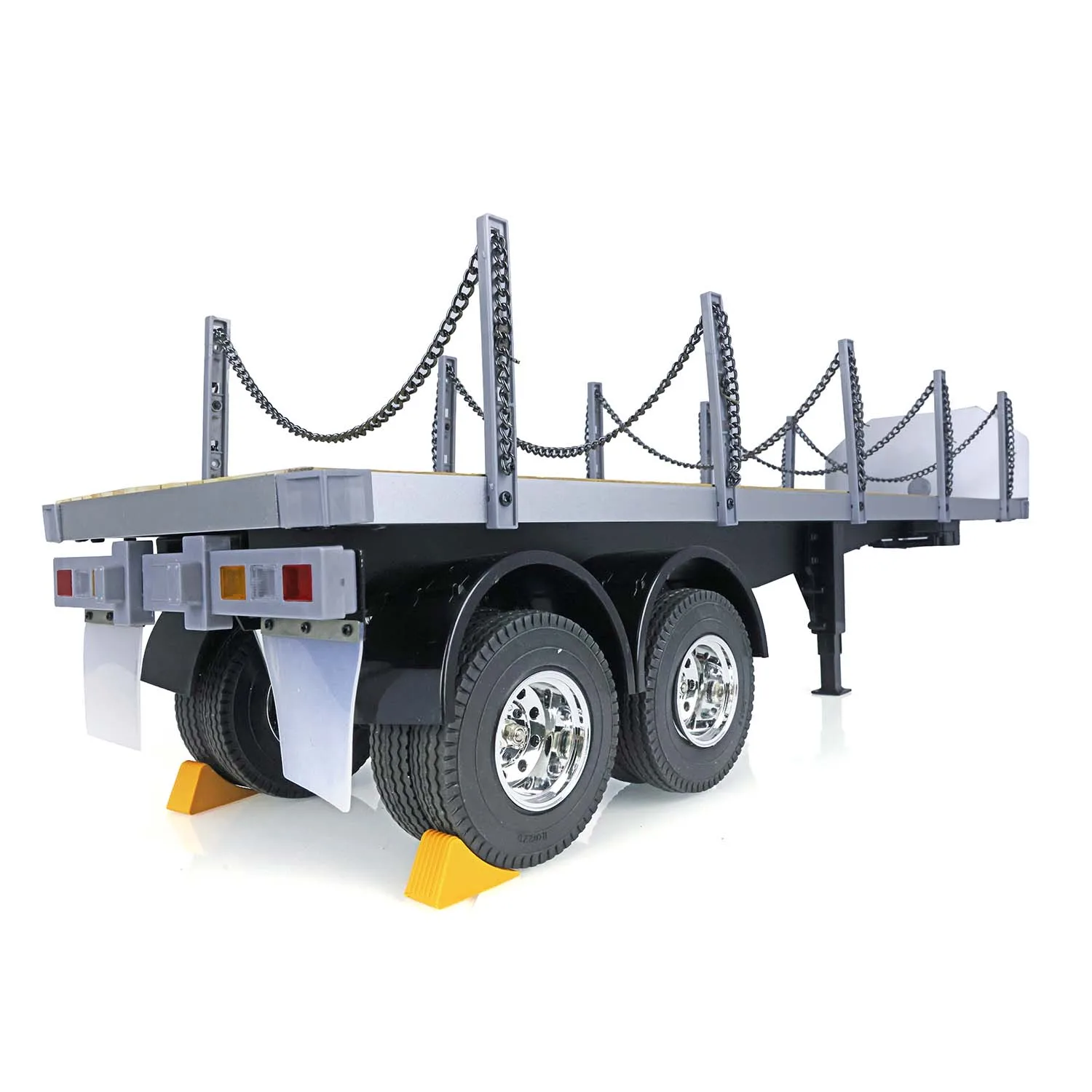 TOUCAN 1/14 Scale DIY 2Axle RC Tractor Flatbed Semi Trailer Truck For Tamiyaya Remote Control Toy Model TH01024-SMT7