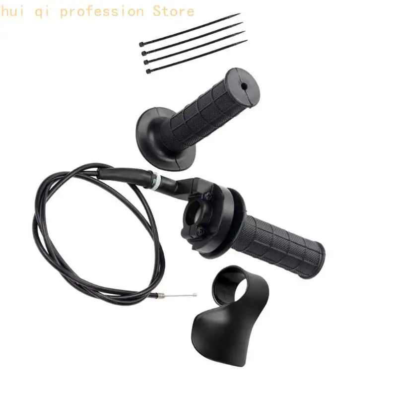 Heavy Duty Throttles Cable Handle Sleeve Assembly For 110-250CC Off Roading Motorcycles ATV Easy Installation Grip Cover H8WE