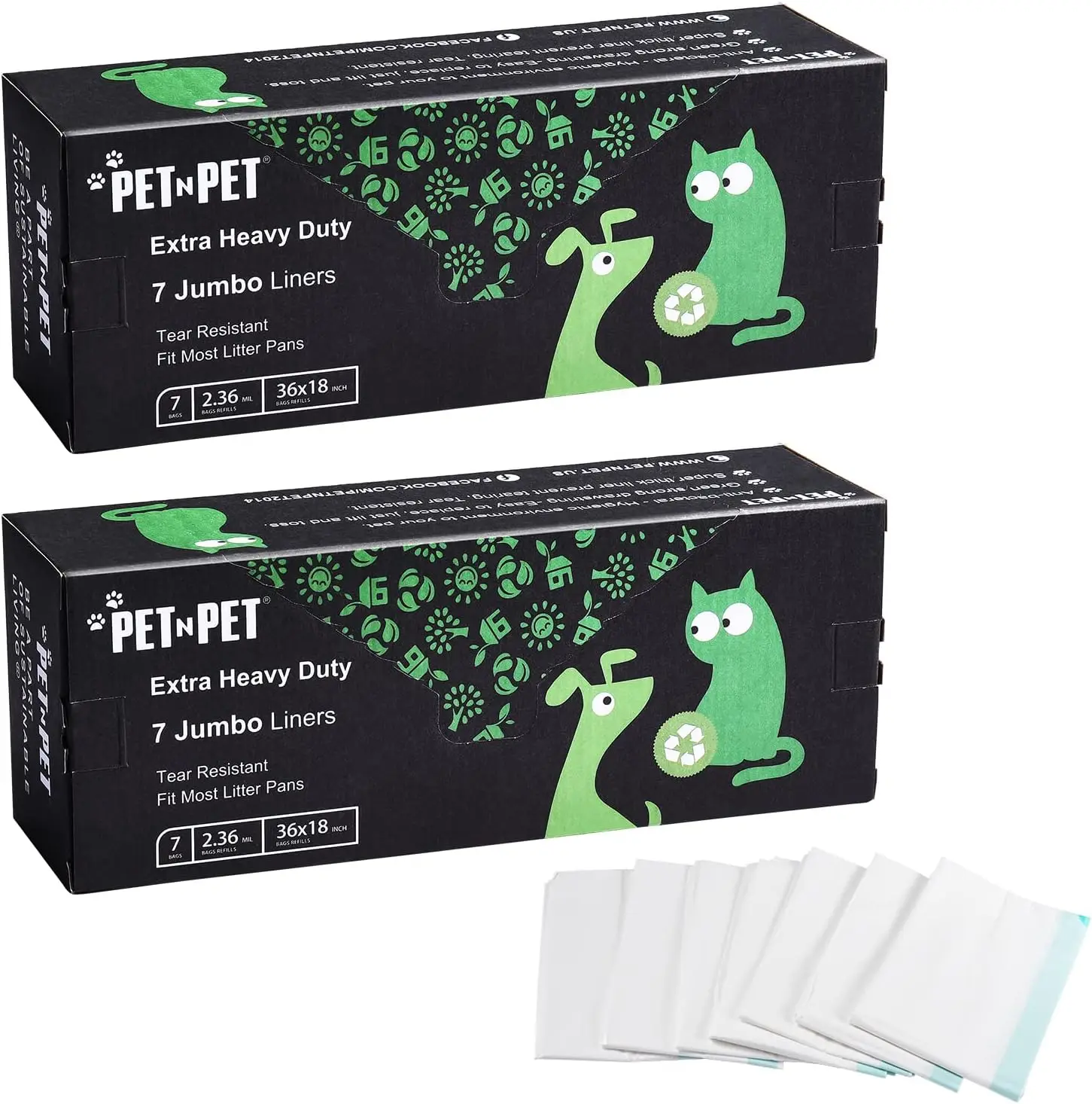 

Hot Selling Eco Friendly Custom logo Printed Biodegradable Leakproof And Non-Toxic Pet Waste Bags Cat Litter Liners for Cats