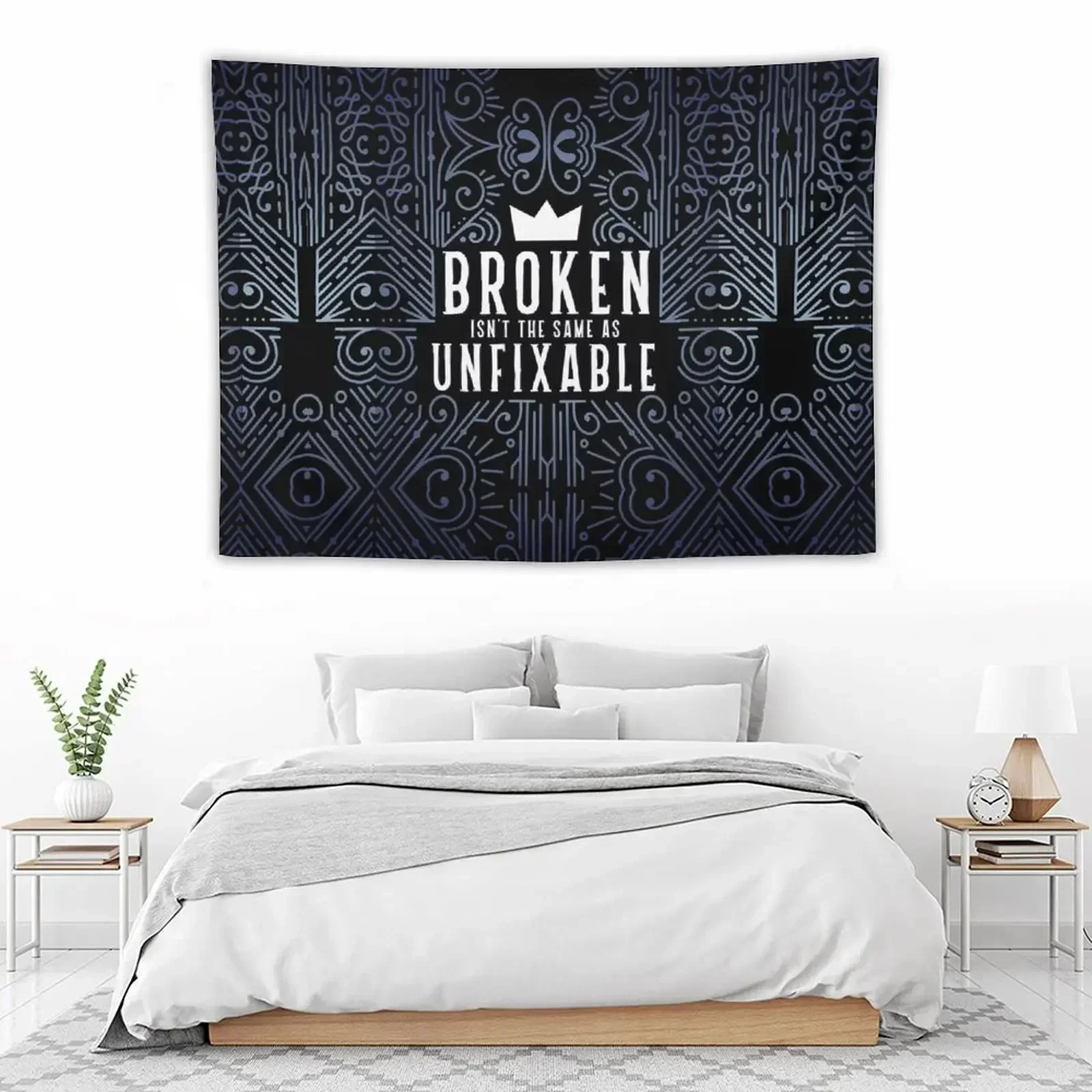 

Lunar Chronicles Quote Broken Unfixable Tapestry Bedroom Decoration Decorations For Your Bedroom Carpet On The Wall Tapestry