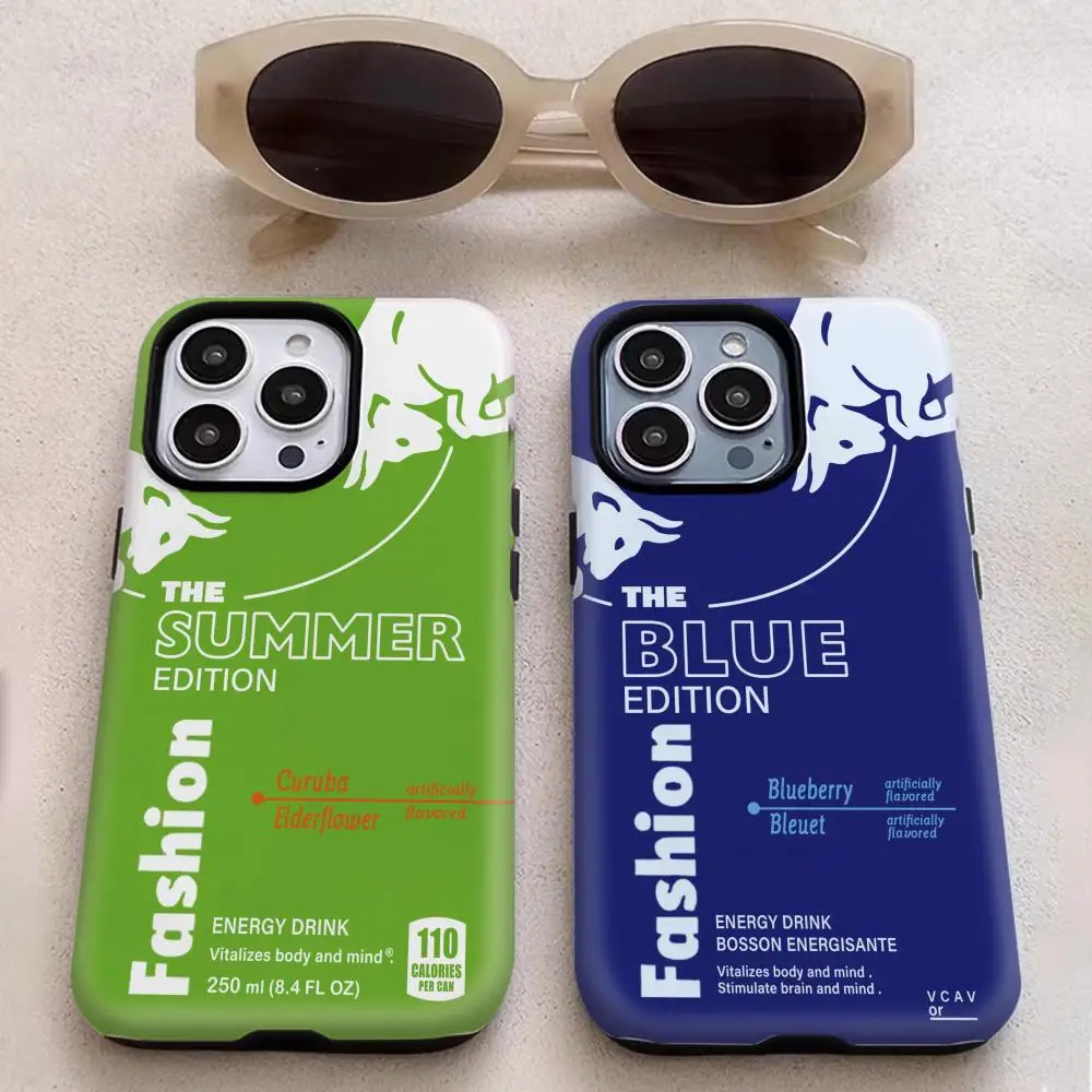 B-bull Fashion Energy design Phone Case Luxurious Film shell Phone Case For iPhone 16e 16 15 14 13 12 11 Pro Max Plus XS - náhled 2