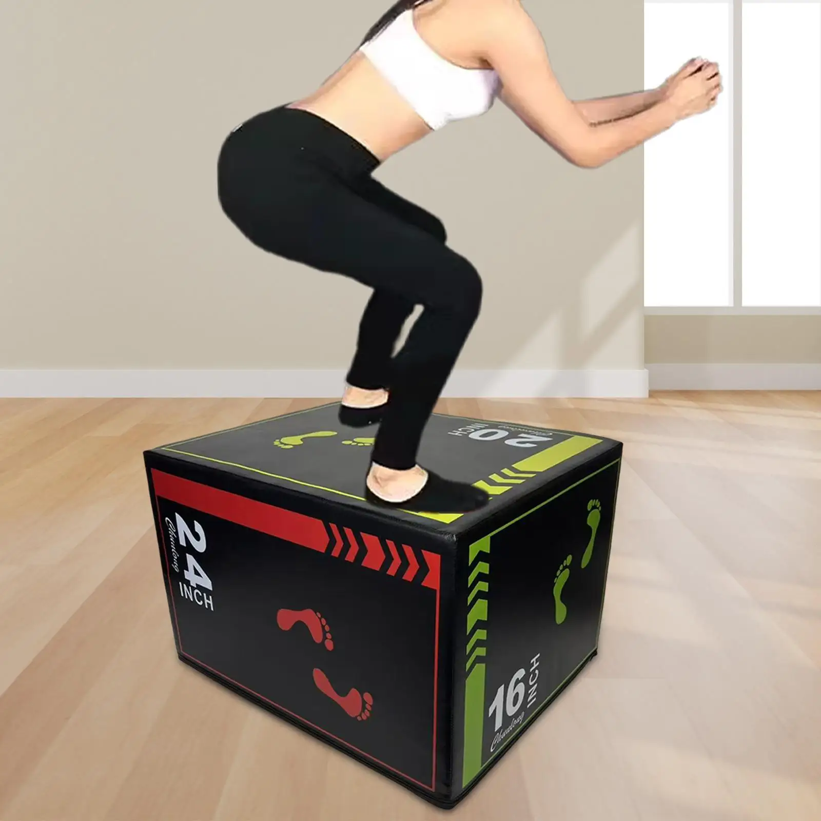 Plyometrische springbox Antislip oefening Step-up box voor oefening Behendigheid Krachttraining Home Gym