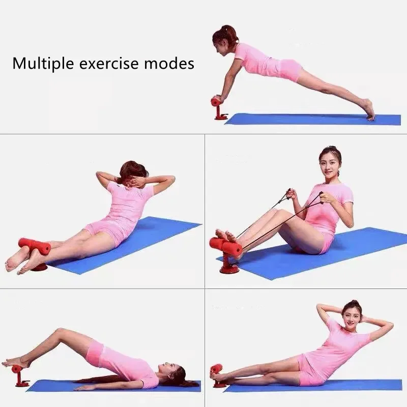 1Pcs Portable Sit Up Assistant Ankle Support Abdominal Core Workout Fitness Sit Ups Situp Suction Home Gym Yoga Practice Gear