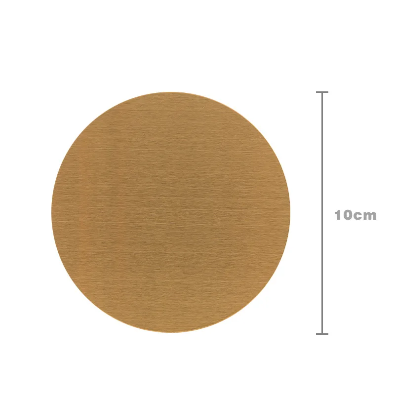Ins Scandinavian Stainless Steel Coaster Heat Insulation Waterproof Oilproof Mats Home and Decoration Kitchen Utensils