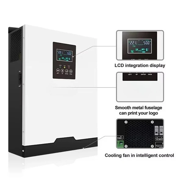 PV 1KW Solar Inverter Hybrid 5KW 24V 3KW 3000W 24v Solar Hybrid Inverter