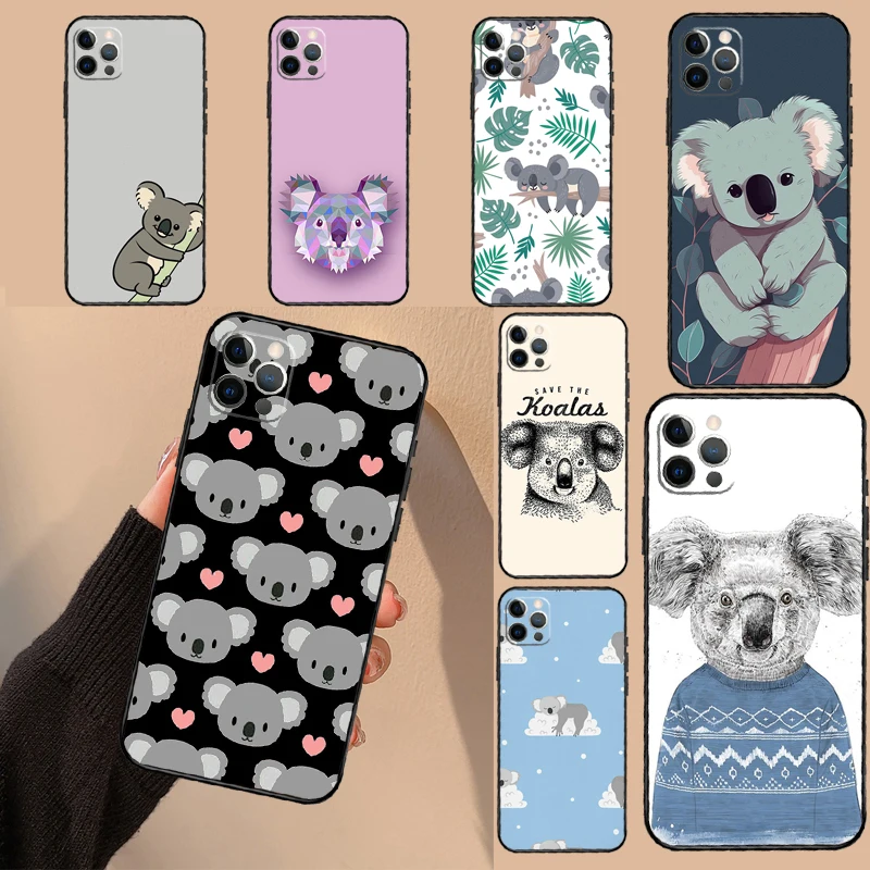 Cute Australia Koala Art Case For Samsung Galaxy A16 A15 A52 A32 A12 A36 A56 A06 A55 A35 A54 A34 A14 A13 A53 A17 A57