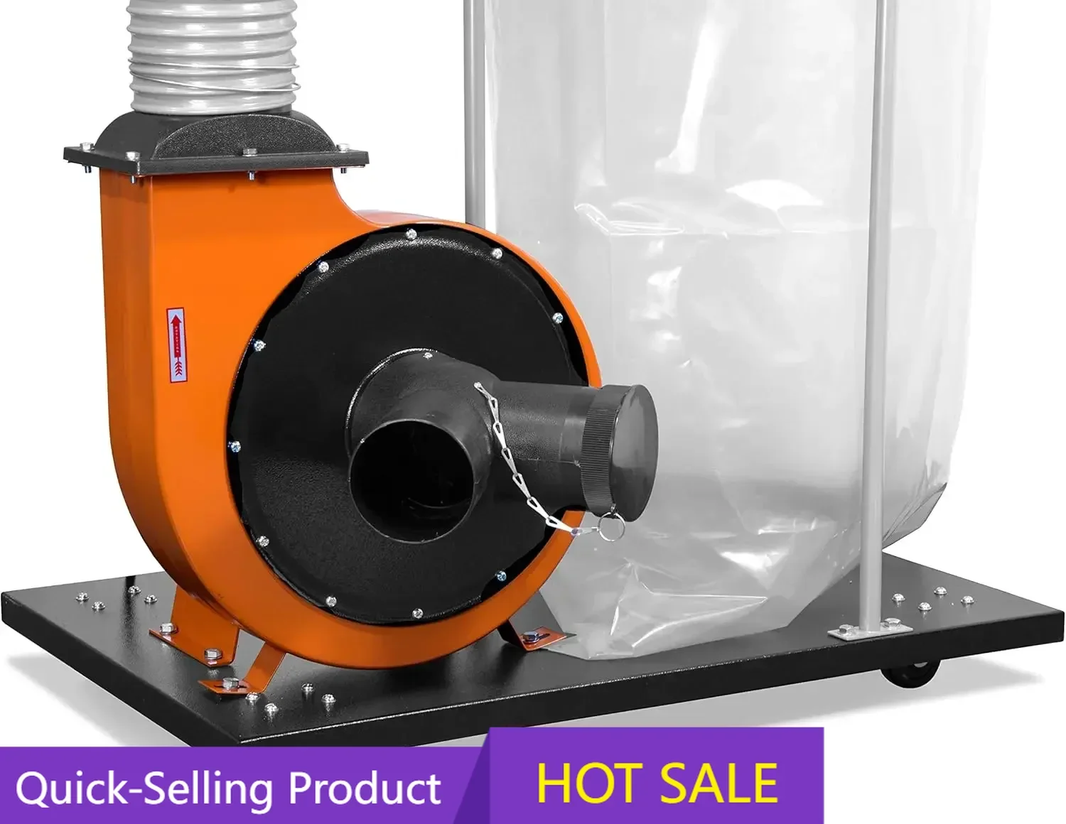 

Promotional priceflash sale BestsellerDC1300 1,300 CFM 14-Amp 5-Micron Woodworking Dust Collector with 50-Gallon Collection Bag