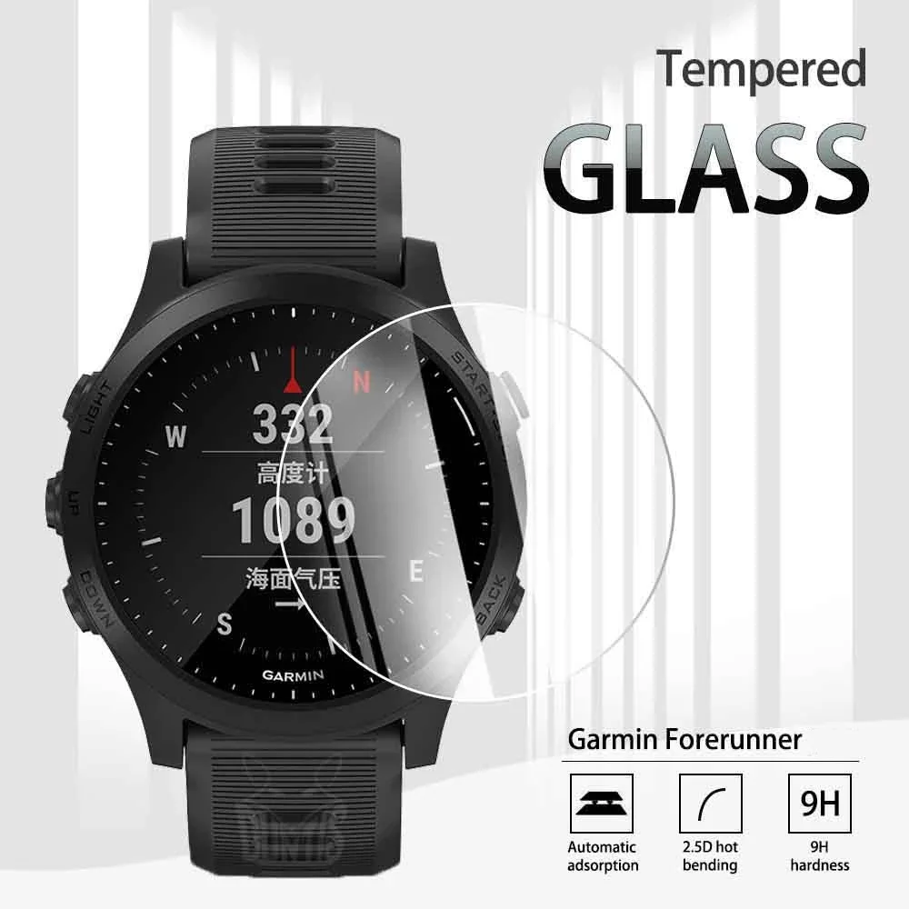 Tempered Glass Protective Film For Garmin Forerunner 45 945 Anti-scratch Screen Protector Film