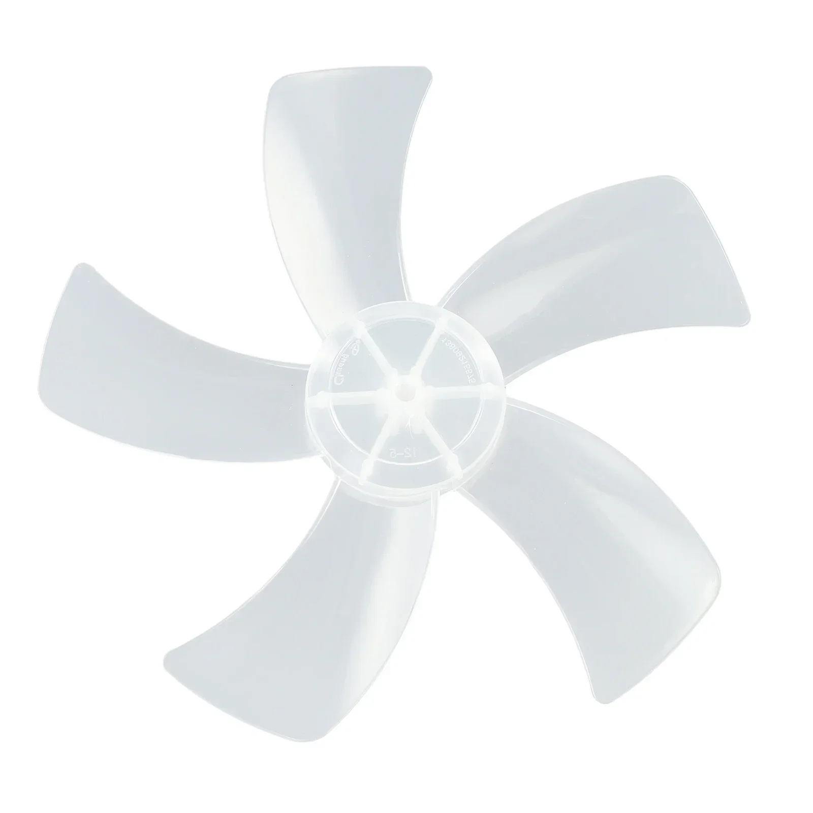 12/14/16 Inch 5 Leaves Fan Blade With Nut Cover Household Plastic Fan Blade For Table Stand Fanner Generally Accessories New