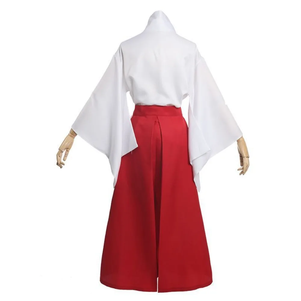 Japanese Anime Kimono Outfit Adult Woman Disguise Sorceress Priestess Style Convention-Ready Iori Utahime Cosplay Costume - view 2