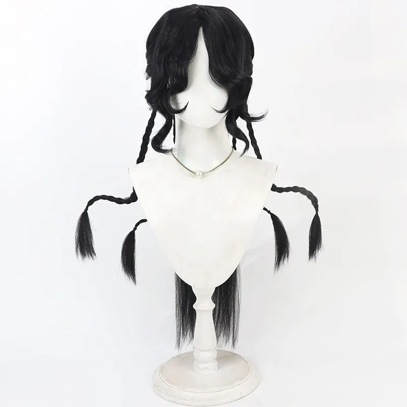 Identity V Priest Fantasy Masterpiece Envoy of Yog-Sothoth วิกผมคอสเพลย์สีดำสไตล์ฮาโลวีน ของขวัญ