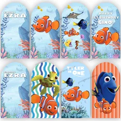 Blue Finding Nemo Background Arch Cover Decoration Idea Child Kids Seabed Birthday Party Backdrop Dory Marlin Banner Photozone