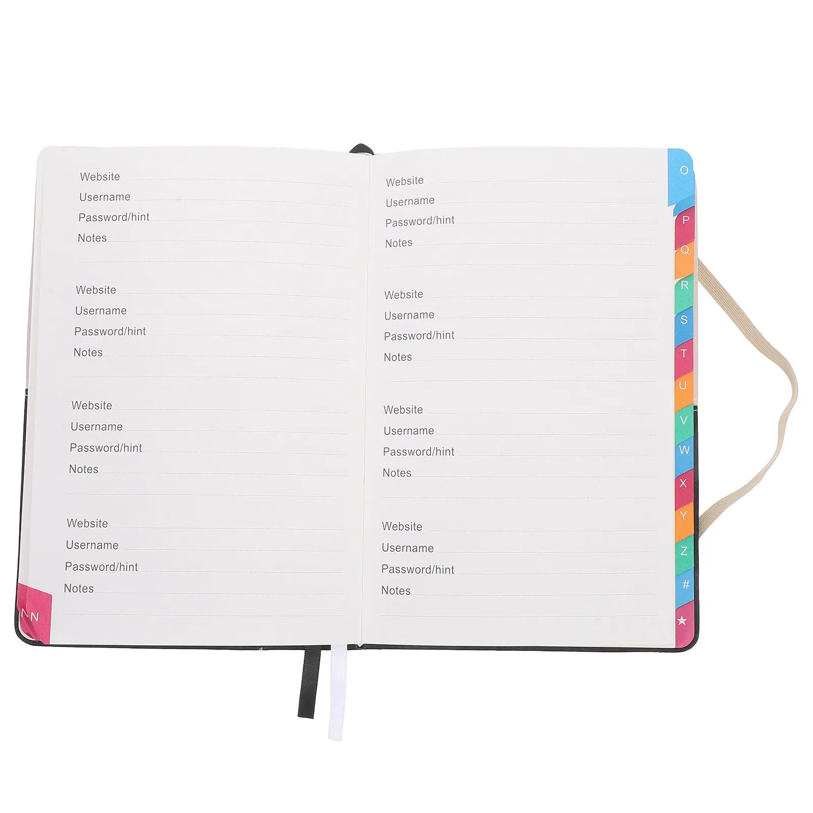 A5 Address Organizer Password Notebook Small Phone Book Home Office Book Portable Telephone Organizer for Phone Numbers