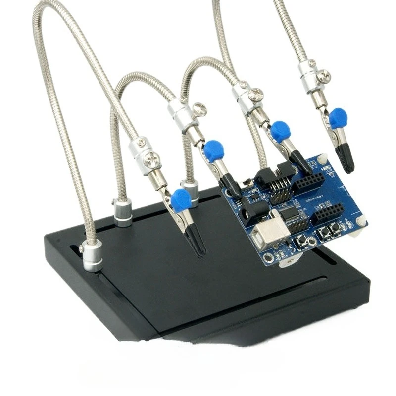 For circuit board repair PCB clip video game fixture, solder solder stand bracket repair
