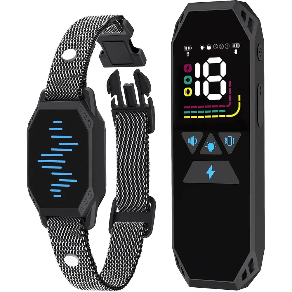 

Long-Range Remote Dog Training Collar, Waterproof, Rechargeable for All Breeds