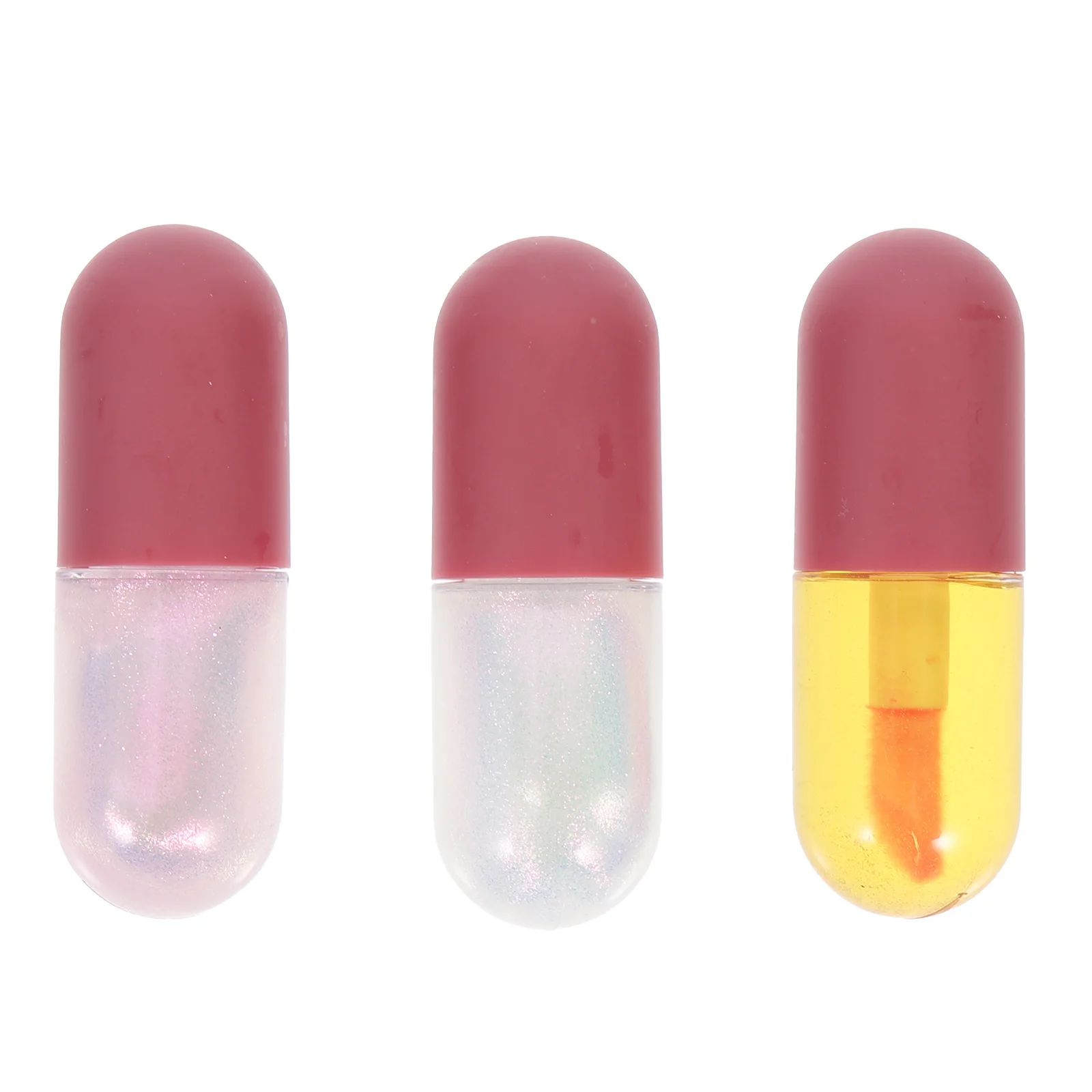 3 pièces de baume à lèvres volumateur, hydratant et nourrissant, huiles pour le soin des lèvres, gloss hydratants portables et légers pour les lèvres sèches et gercées