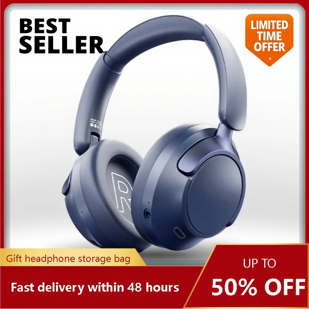 

【Waterproof Over-Ear Wireless Bluetooth Headphones】- Esports Gaming Headset with Dual Noise Cancellation \u0026 Spatial Audio