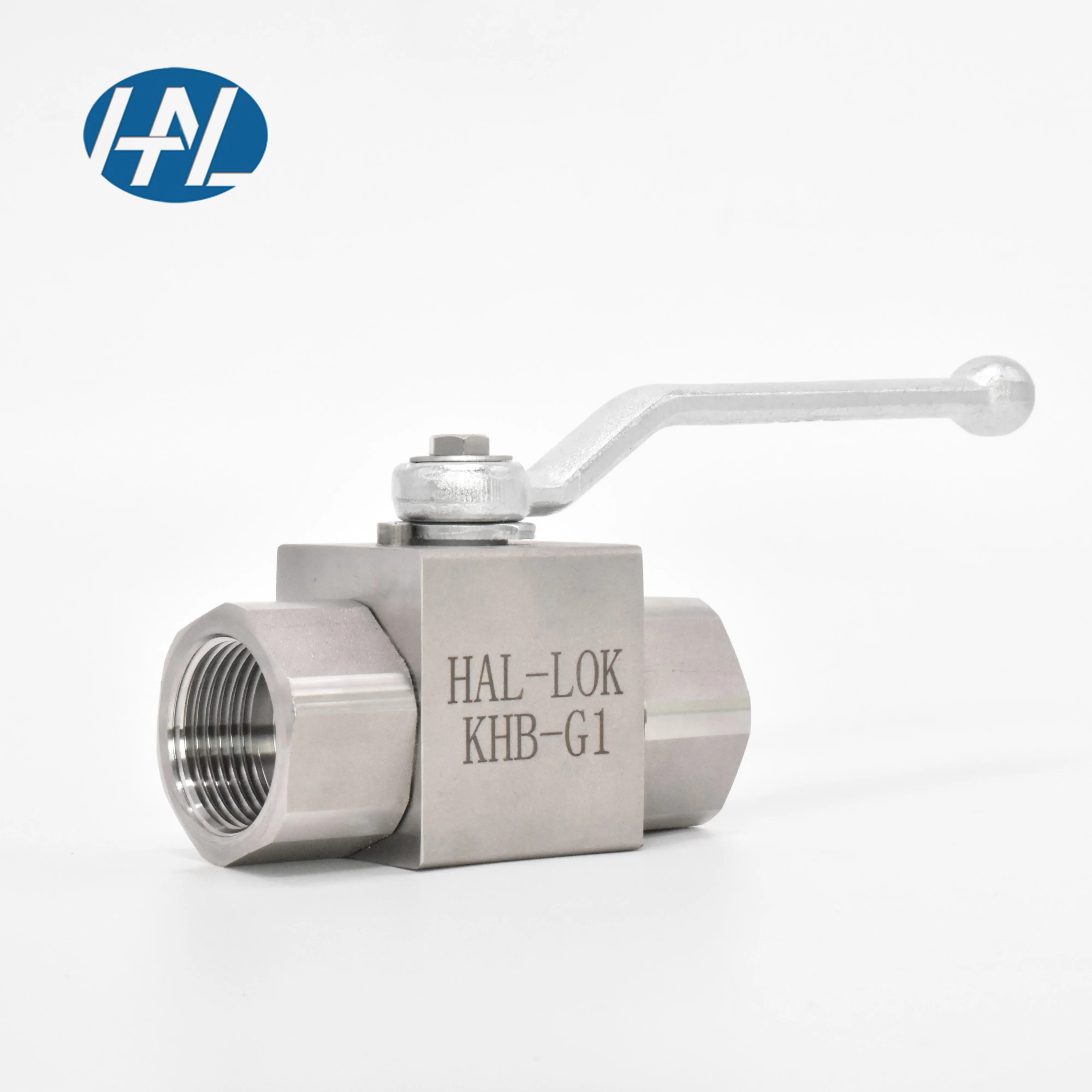 

Шаровой кран высокого давления с прямым узором из нержавеющей стали и внутренней резьбой NPT, гидравлический шаровой кран с квадратным корпусом