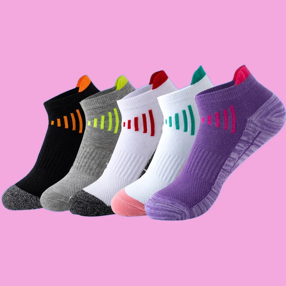 

5/10 Pairs High Quality Men's Sports Socks Comfortable Sport Running Boat Sock Men Women Breathable Sweat Absorption Short Socks