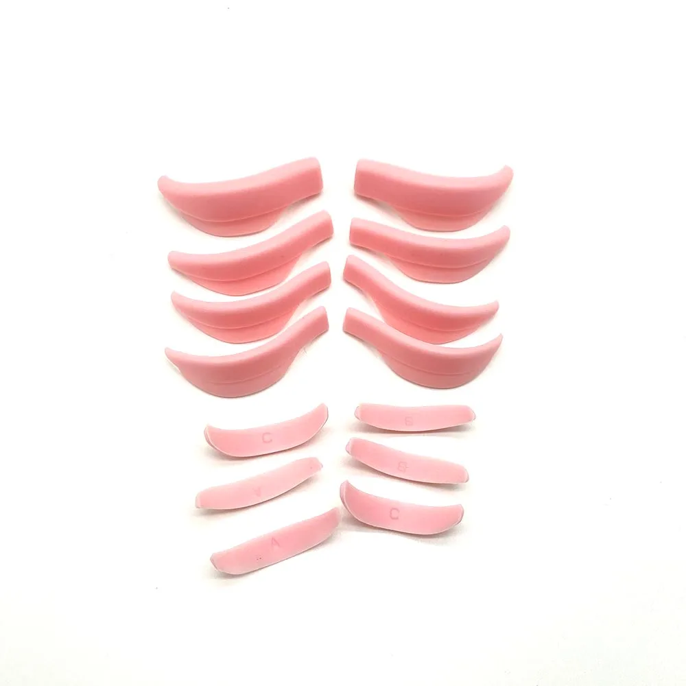 Silicone cílios Perming Pads, cílios Perm Curler, reutilizável Lash Lift, escudo Pads, hastes de elevação e cola Gel