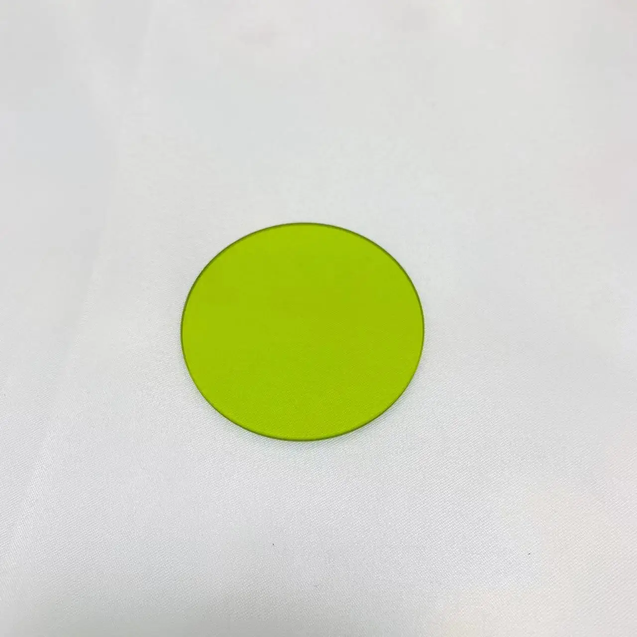 2Pcs Total Sample Size Diameter 48mm And 2mm Thickness Green Color Filter Glass LB16