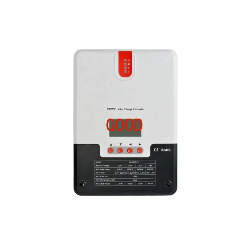 MPPT Battery 12V 24V 36V 48V 15A 20A 30A 40A 60A Solar Hybrid Charge Controller
