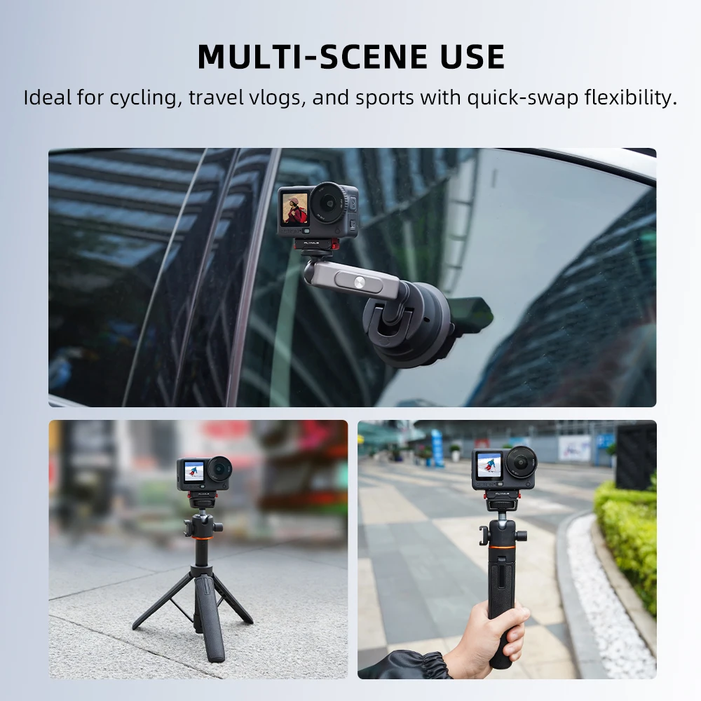 Adapter magnetyczny Flymile Action 6 z szybkozłączką do DJI OSMO Action 6 / Akcesoria do kamery Nano, podstawa z otworem 1/4 cala — zdjęcie produktu 6