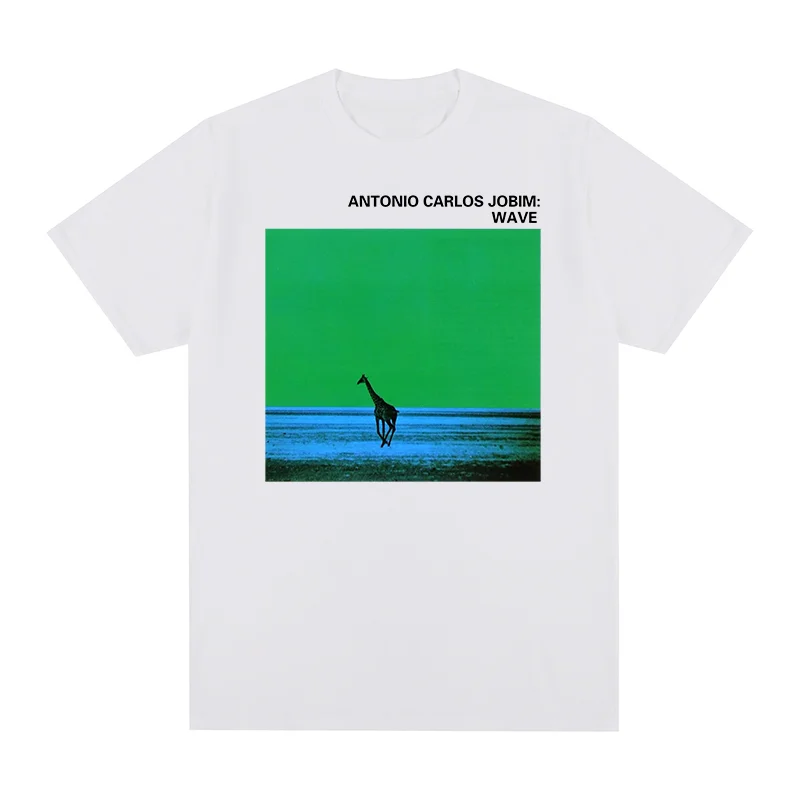Wave ANTONIO CARLOS JOBIM Vintage t-shirt Bossa Nova Latin Jazz Stan Getz Joao Cotton Men T shirt New TEE TSHIRT Womens tops