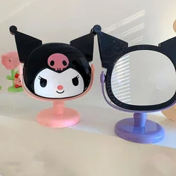 Sanrio Kuromi Hello Kitty Desktop Dressing Mirror Girls Makeup Mirror Desktop Mirror Cartoon Animation Creative Styling Makeup