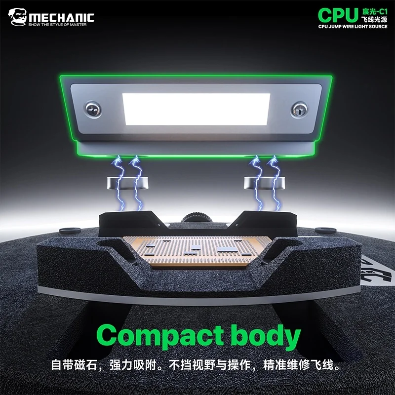 MECHANIC Chenguang-C1 CPU Jump Wire Light Source Mini Portable LED Light for Mobile Phone Motherboard BGA Chip Rework Repair
