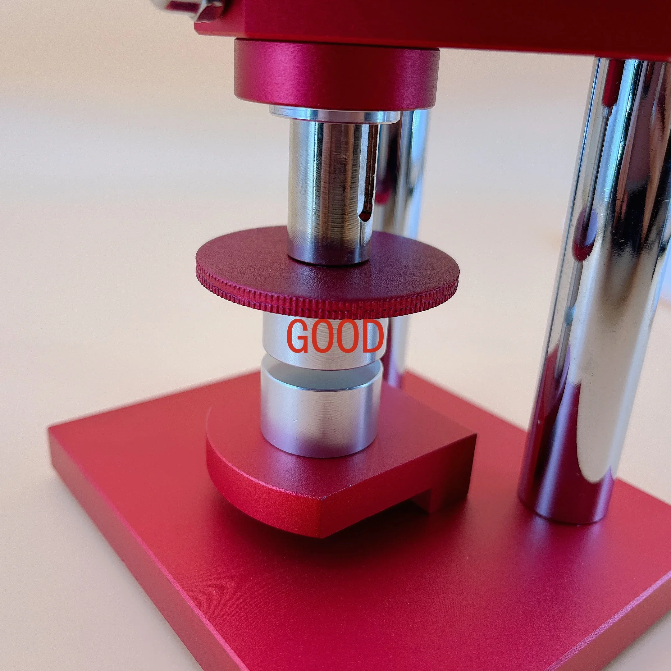 Manual Watch Repair Tool Metal Spiral Pressure Watch Back Cover Laminating Machine