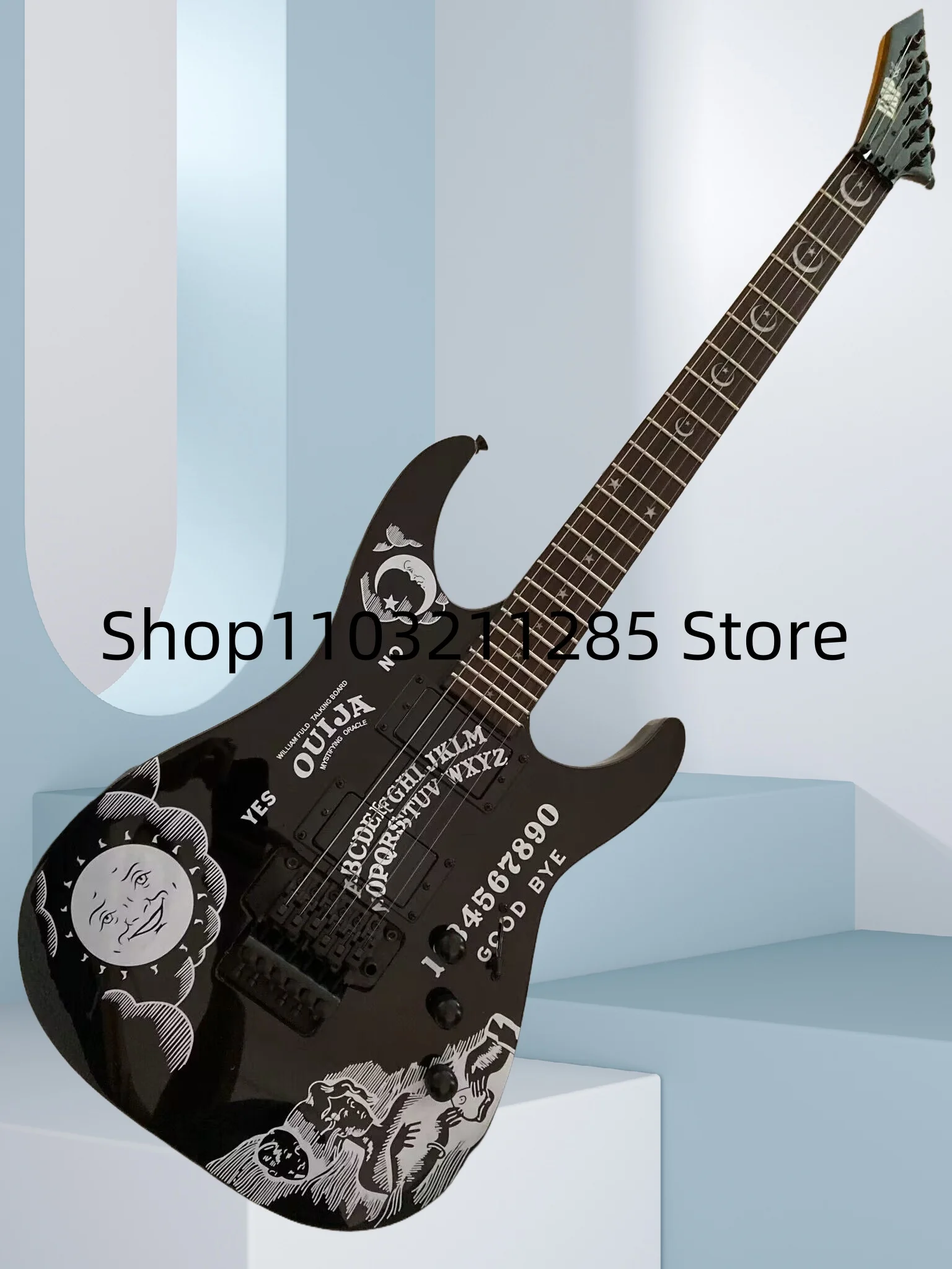 aA-N 25-35 days Delivey)Send tomorrow ESP Custom Shop KH-2 Ouija Kirk Hammett Cynthia Electric Guitar A02