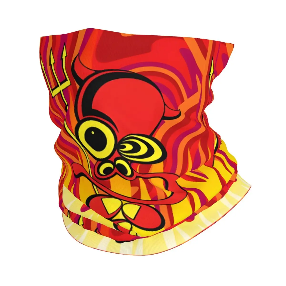 Cheeky Devil Scarf Neckerchief Neck Face Mask Polyester