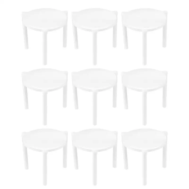 100pcs Pizza Saver Stand White Plastic Tripod Stack for Restaurant Container Takeout Support Takeaway Accessories Baking Tools